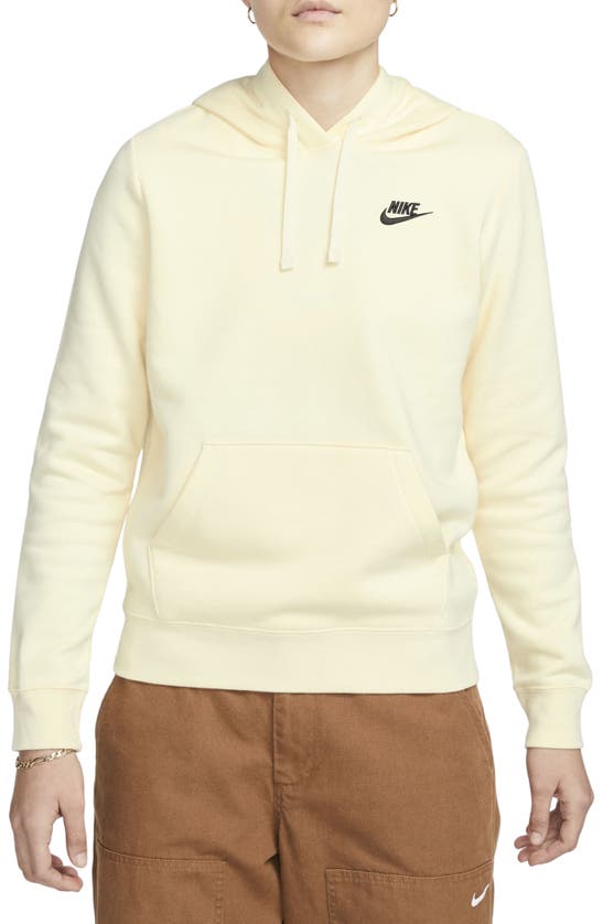 Nike Women's  Sportswear Club Fleece Pullover Hoodie In White