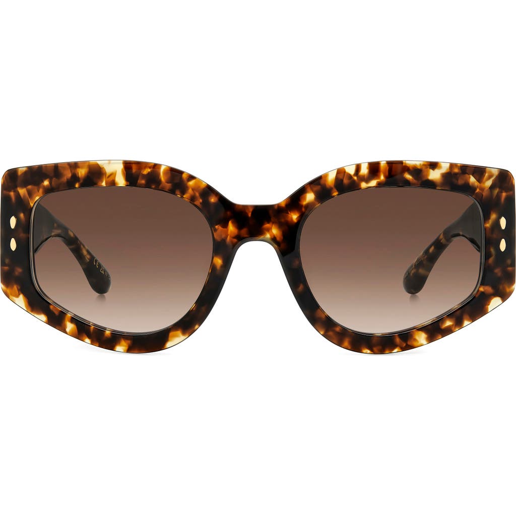 Isabel Marant 54mm Gradient Cat Eye Sunglasses In Brown
