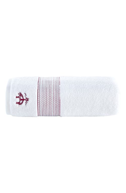 Brooks Brothers Robe Stripe 4-pack Turkish Cotton Bath Sheets In Scarlet Sage