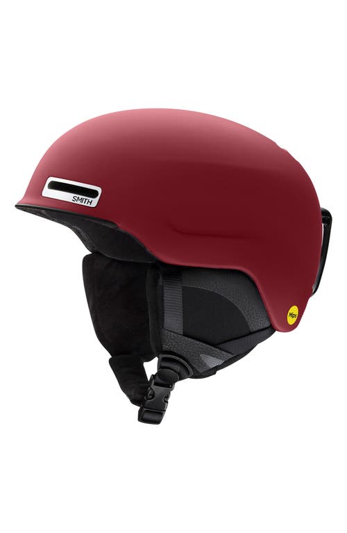 Smith Maze Snow Helmet with MIPS in Matte Sangria at Nordstrom, Size Large