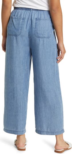 beachlunchlounge Inaya Chambray Drawstring Pants | Nordstrom