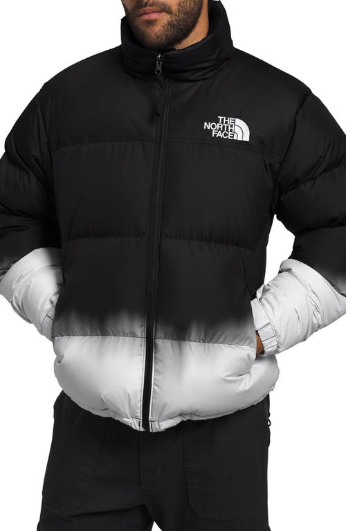 The North Face 1996 Retro Nuptse 700 Fill Power Down Jacket in Tnf Black Dip Dye at Nordstrom, Size X-Large