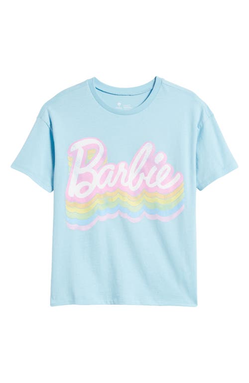 Tucker + Tate Kids' Drop Shoulder Cotton Graphic T-Shirt in Blue Sky Barbie