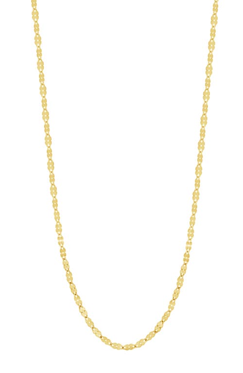 Bony Levy 14K Gold Mini Anchor Chain Necklace in 14K Yellow Gold at Nordstrom, Size 18