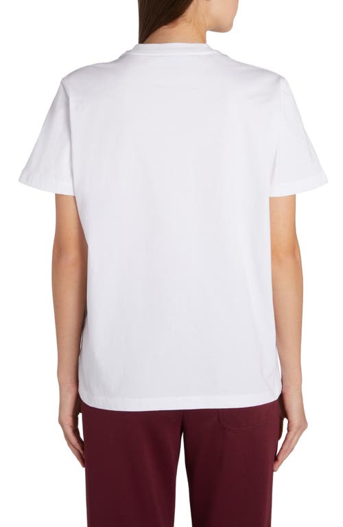 Golden Goose Deluxe Brand Women Regular Cotton T-shirt In Optic White/windsor Wine