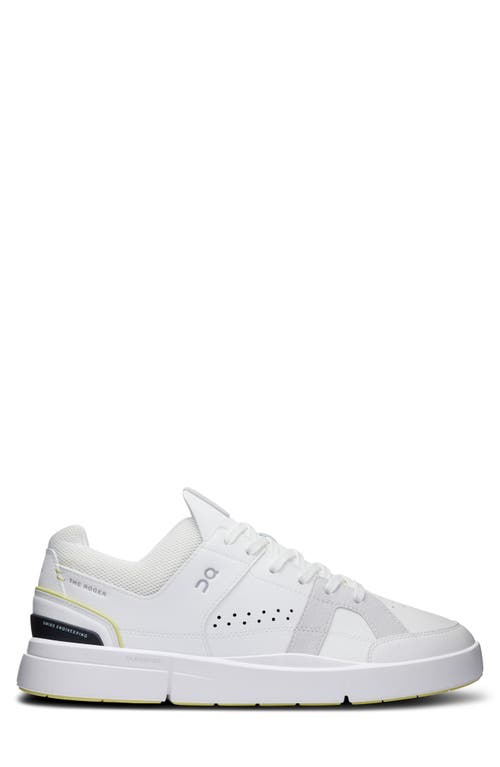 Shop On The Roger Clubhouse Tennis Sneaker In White/acacia