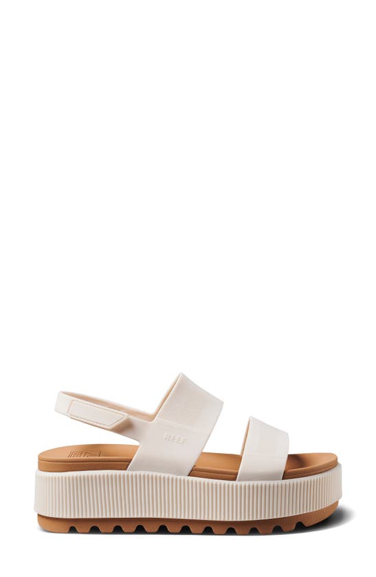 Reef Water Vista Platform Slingback Sandal In Cloud