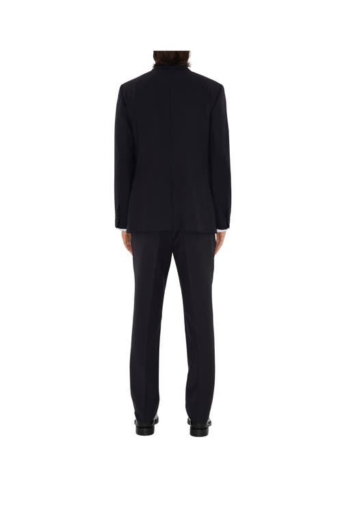 Burberry Classic Suit In Dark Navy