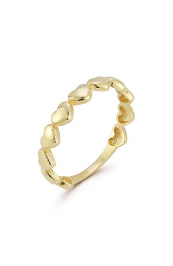 Ember Fine Jewelry Heart Band Ring In Gold