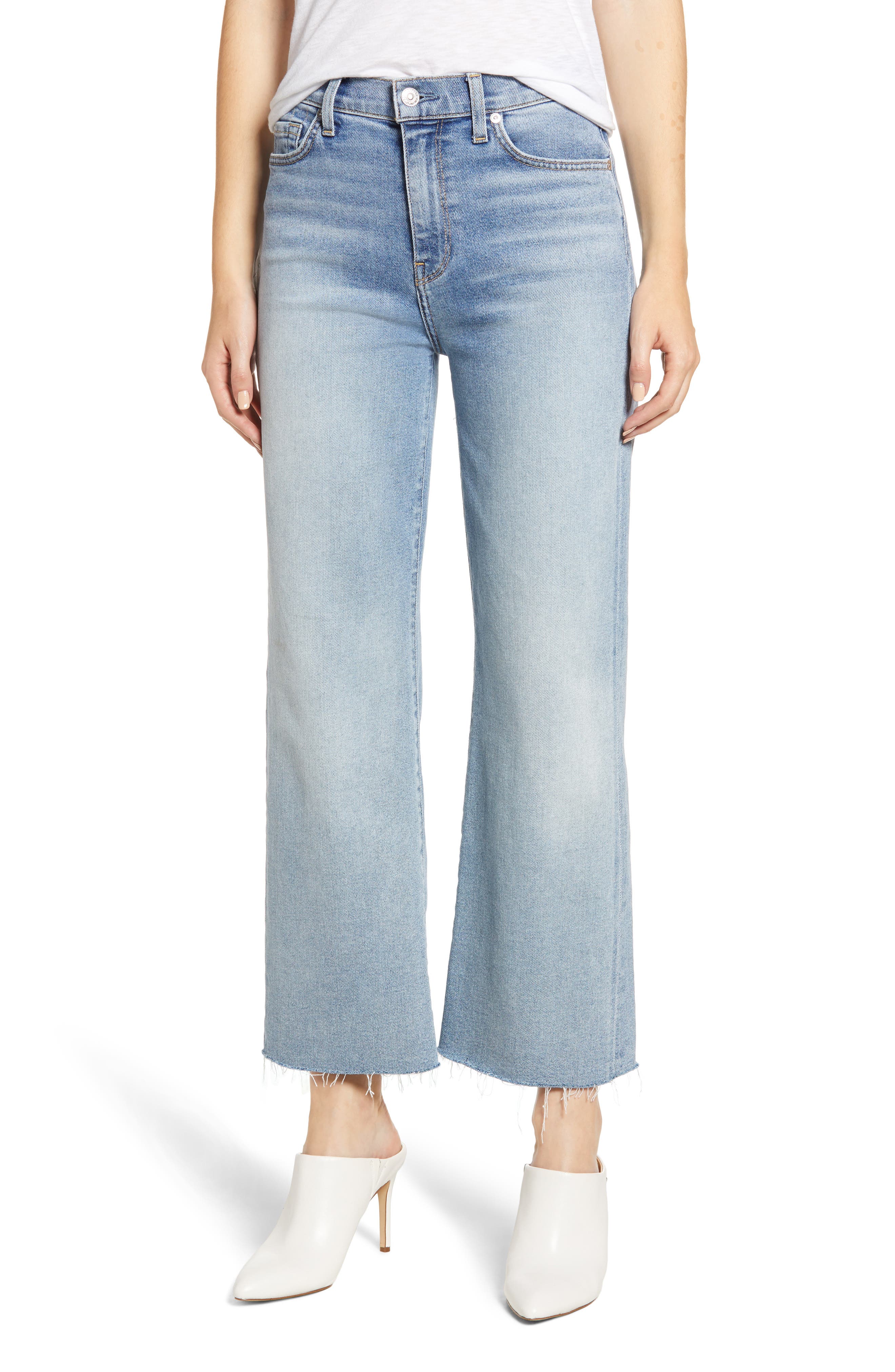 7 for all mankind alexa wide leg jeans