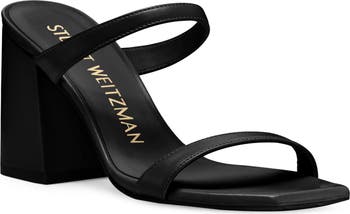 Stuart Weitzman Flareblock 85 Slide Sandal (Women) | Nordstrom