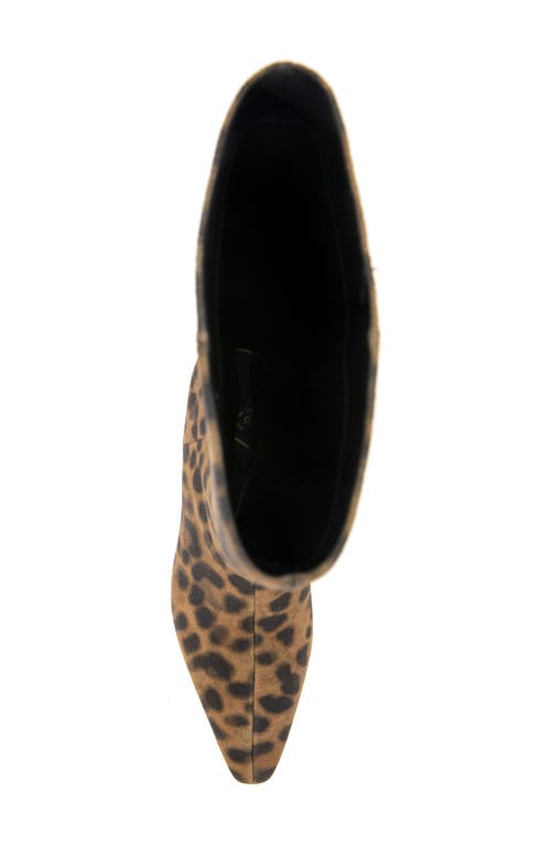 Shop Kenneth Cole Meryl Pointed Toe Boot In Leopard Suede