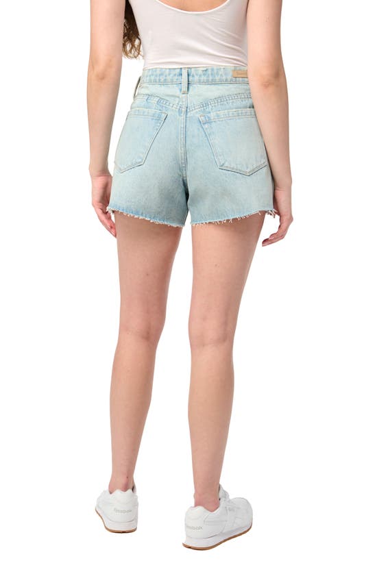 Shop Blanknyc Studded Cutoff Denim Shorts In Starstruck