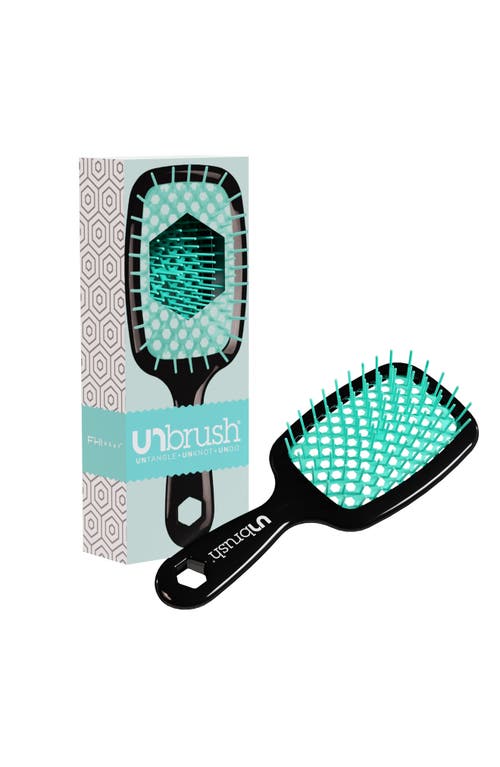 Unbrush Detangling Hair Brush Pastel Collection In Lagoon Teal