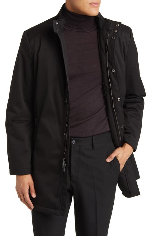 Bryce Technical All Weather Water Resistant Coat in Black