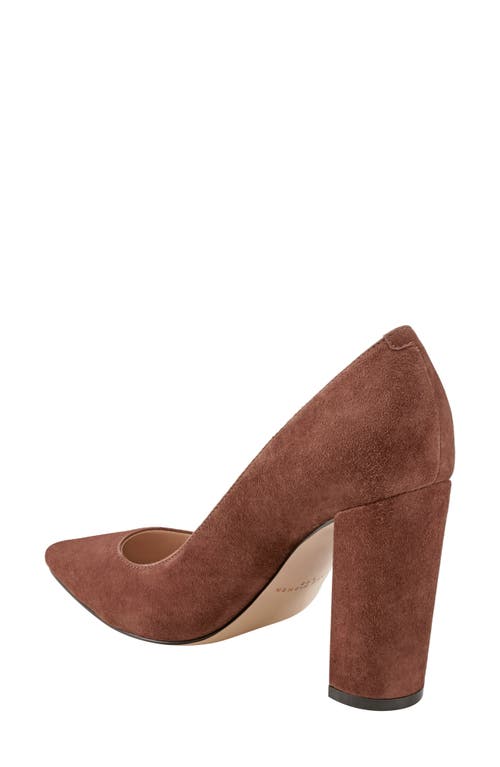 Shop Marc Fisher Ltd Abilene Pointed Toe Pump In Dark Brown