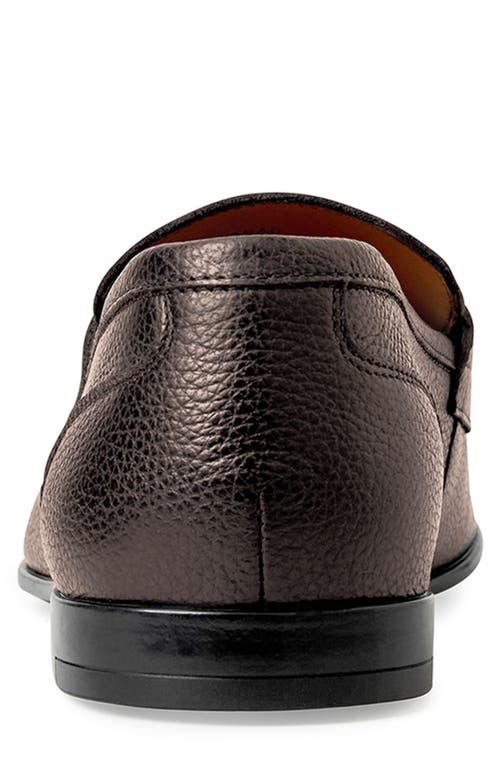 Shop Bruno Magli Lastra Penny Loafer In Brown Tumbled