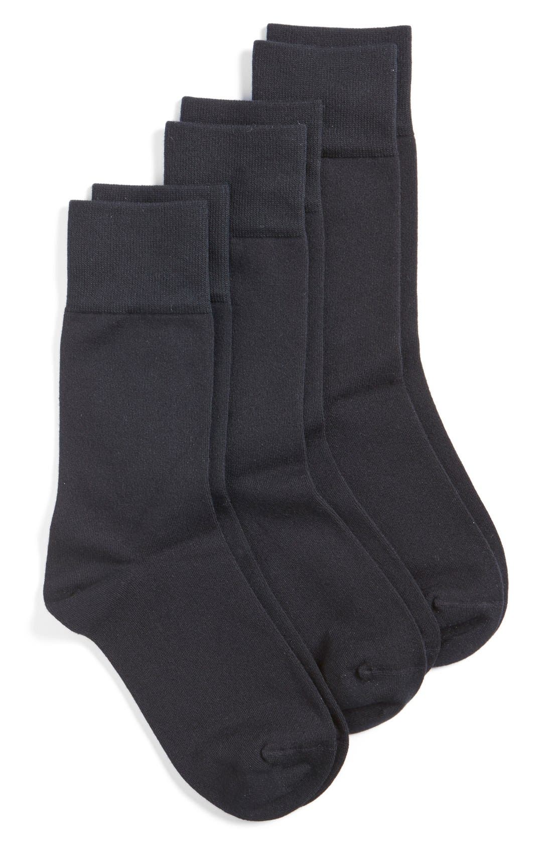 Nordstrom Crew Socks (3Pack) Nordstrom