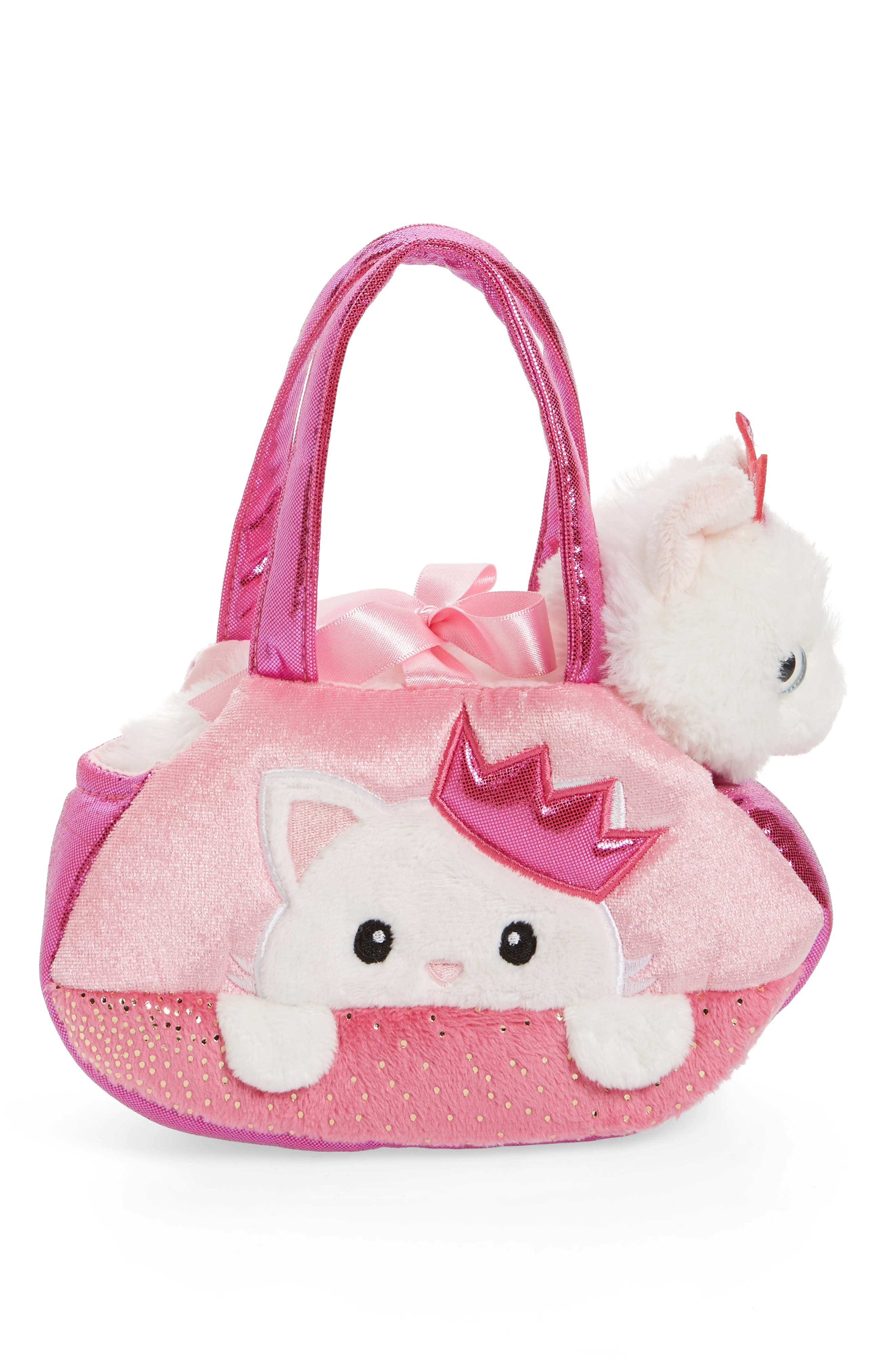 Aurora World Toys Fancy Pals Princess Kitten Stuffed Animal & Pet