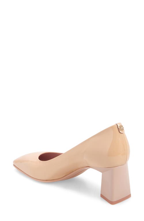 Naot Cass Patent Pump In Beige Classic Patent