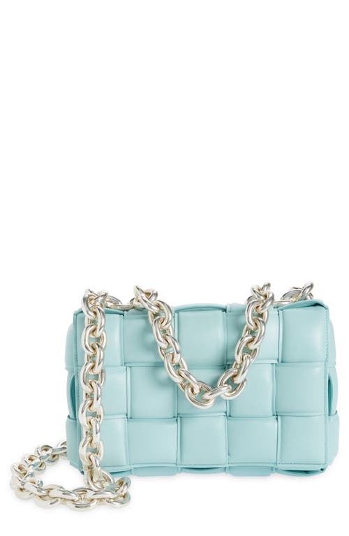 Bottega Veneta The Chain Cassette Bag In Spearmint/silver
