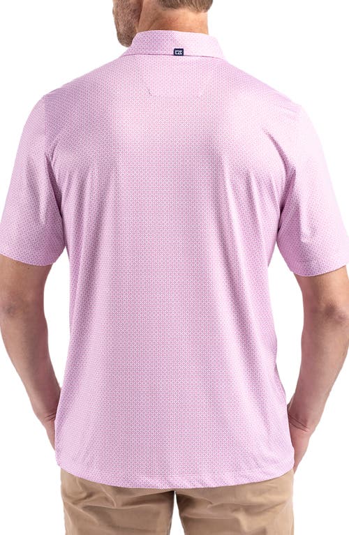 Cutter & Buck Pike Diamond Dot Print Polo In Gelato