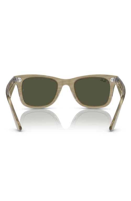 Ray Ban Original Wayfarer Square-frame Sunglasses In Grey/green