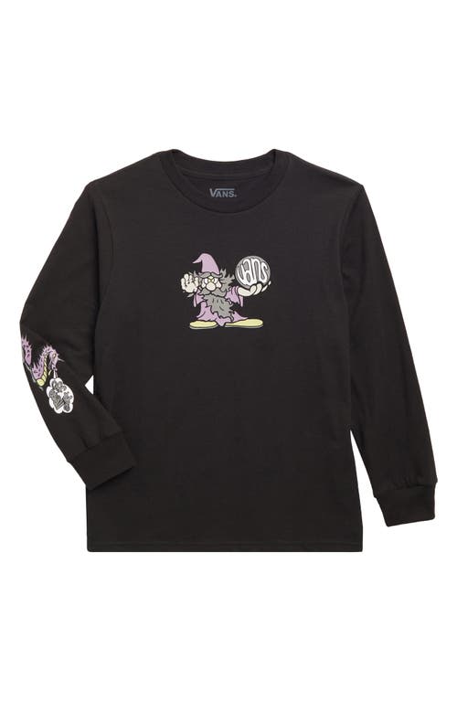 Shop Vans Kids' Endalf Long Sleeve Graphic T-shirt In Black