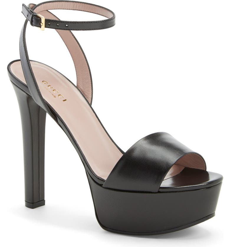 Gucci 'Leila' Ankle Strap Platform Sandal (Women) | Nordstrom