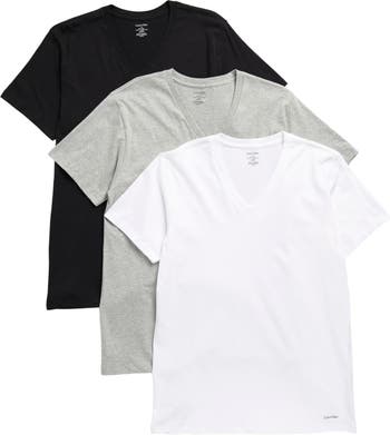 Cotton Stretch 3-Pack V-Neck T-Shirt