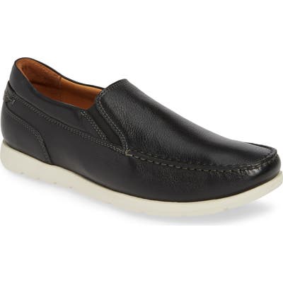 Johnston & Murphy Carlisle Moc Toe Venetian Loafer, Black