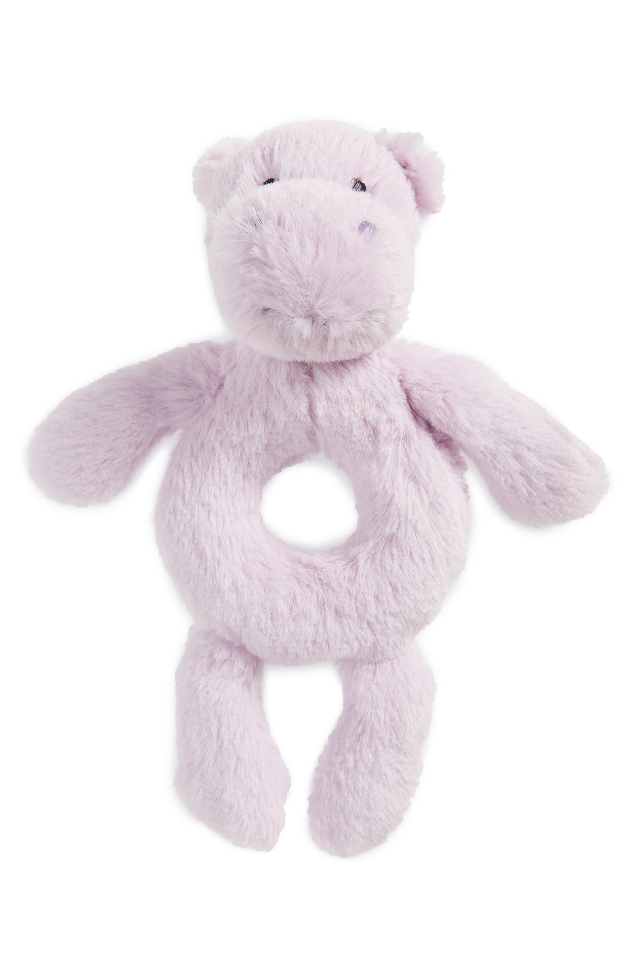 Jellycat Bashful Hippo Grabber Rattle Nordstrom
