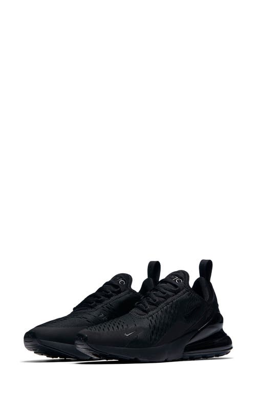 Nike Air Max 270 Sneaker In Black/black/black