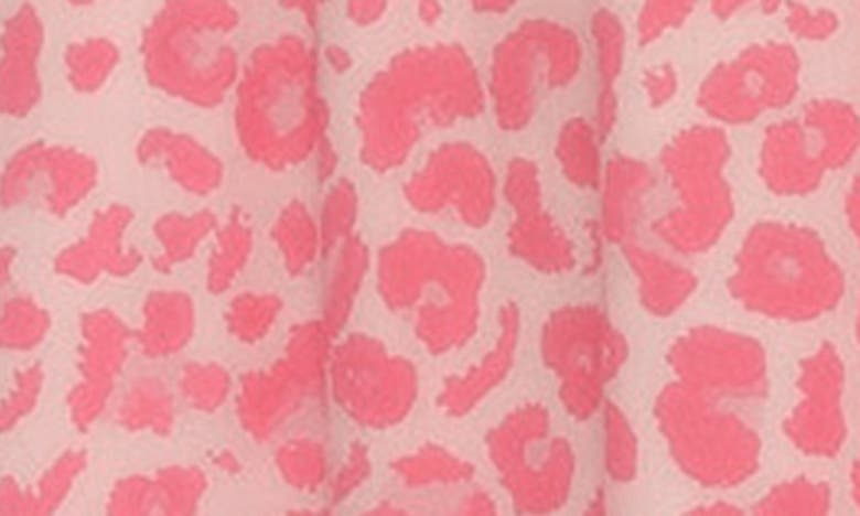 Shop Boho Me Smocked Flutter Sleeve Maxi Dress In Pink Animal