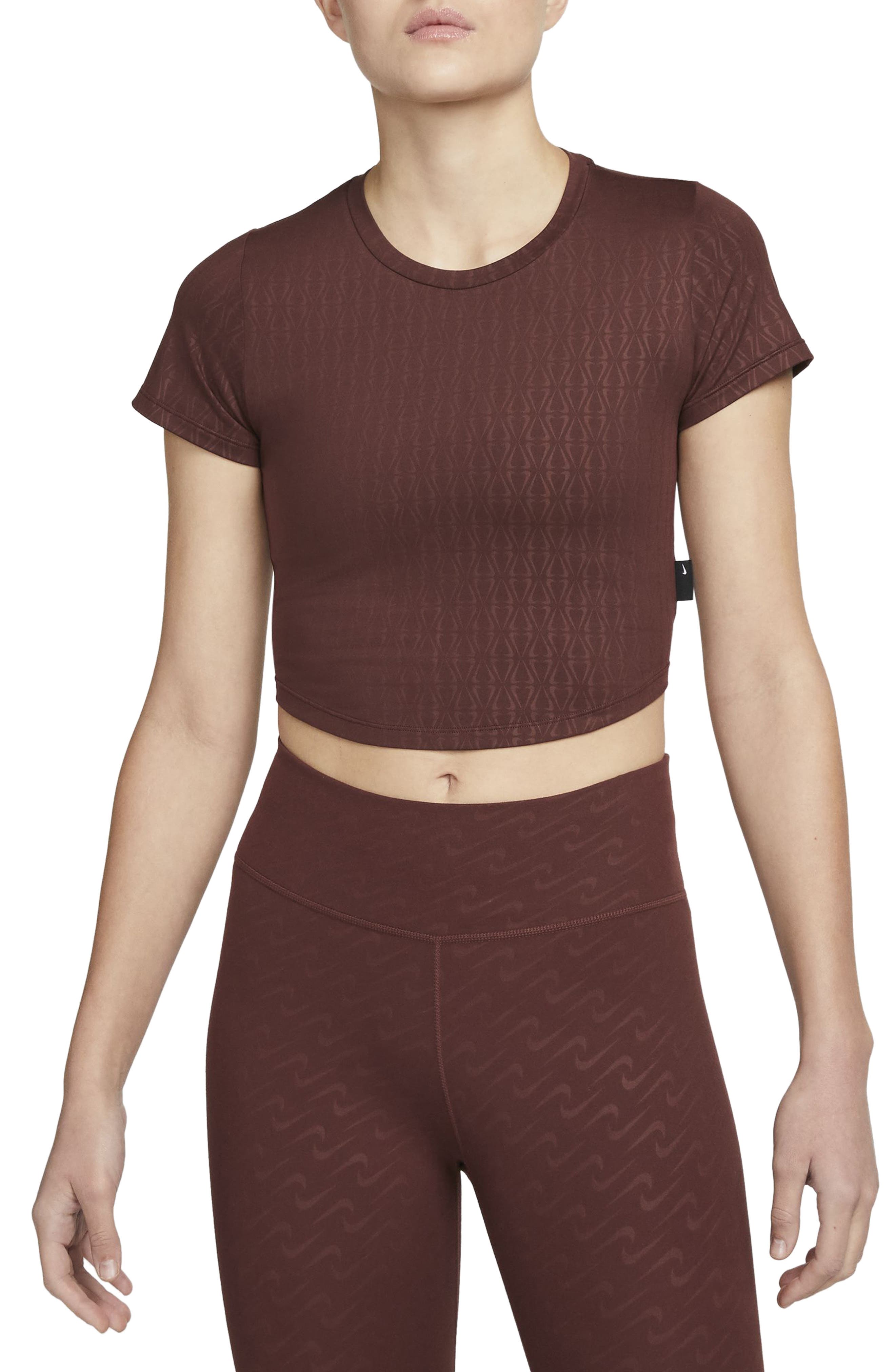 Nike Yoga Jersey Crop Hoodie