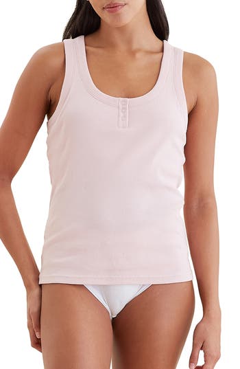 PAPINELLE PAPINELLE MILLA RIB SHELF BRA HENLEY TANK 