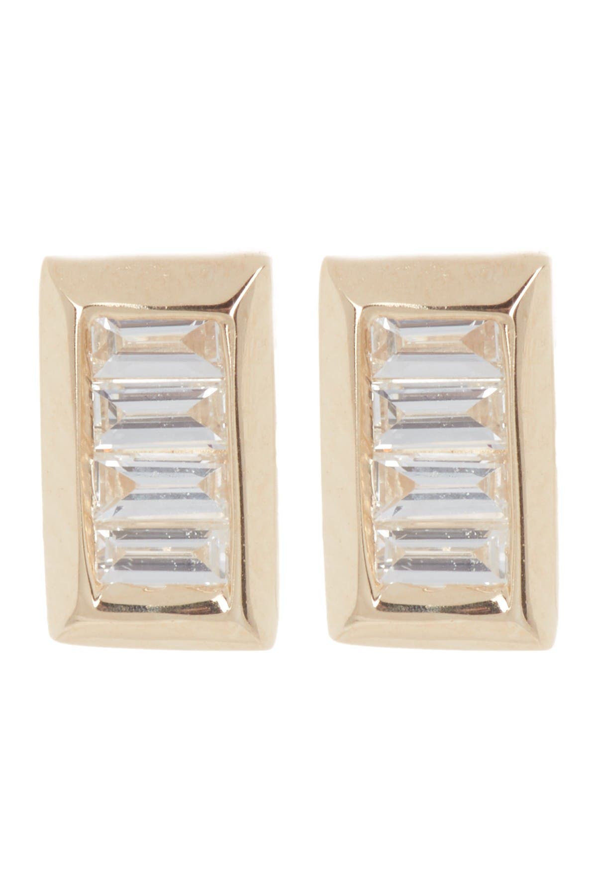 Ron Hami 14k Yellow Gold Diamond Baguette Stud Earrings 0 15 Ctw Nordstrom Rack