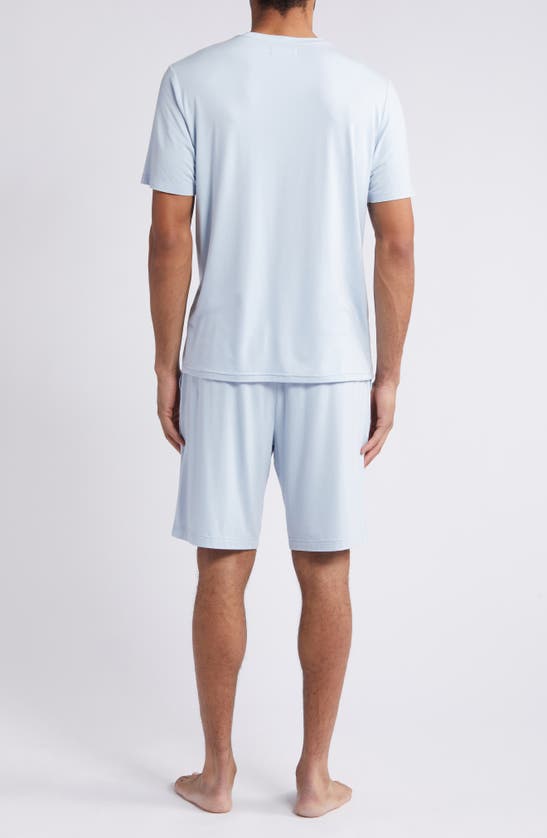 Shop Nordstrom Cooling Short Pajamas In Blue Skyway