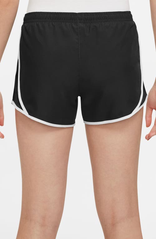 Shop Nike Kids' Dry Tempo Running Shorts In 010 Black/white
