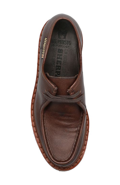 Mephisto Peppo Water Resistant Chukka Loafer In Chestnut Gipsi