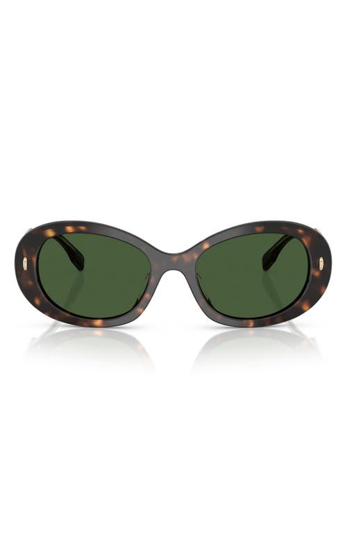 TORY BURCH TORY BURCH 53MM OVAL SUNGLASSES