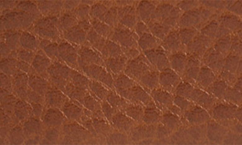 Shop Johnston & Murphy Topstitch Leather Belt In Tan Italian Leather
