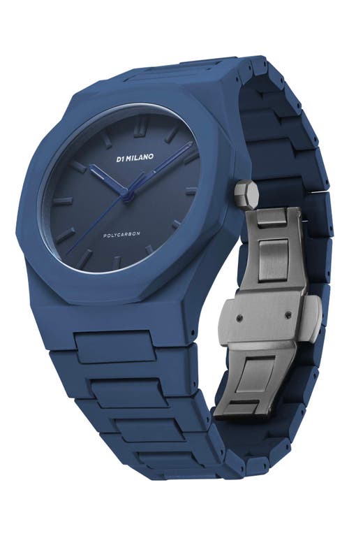 D1 Milano Polycarbon Navy Blue 40.5mm