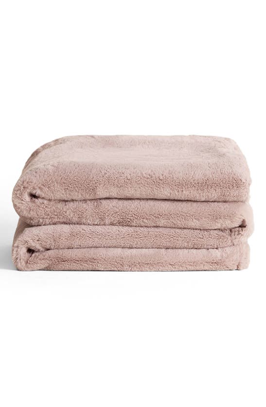 Shop Unhide Lil' Marsh X-small Plush Blanket In Rosy Baby