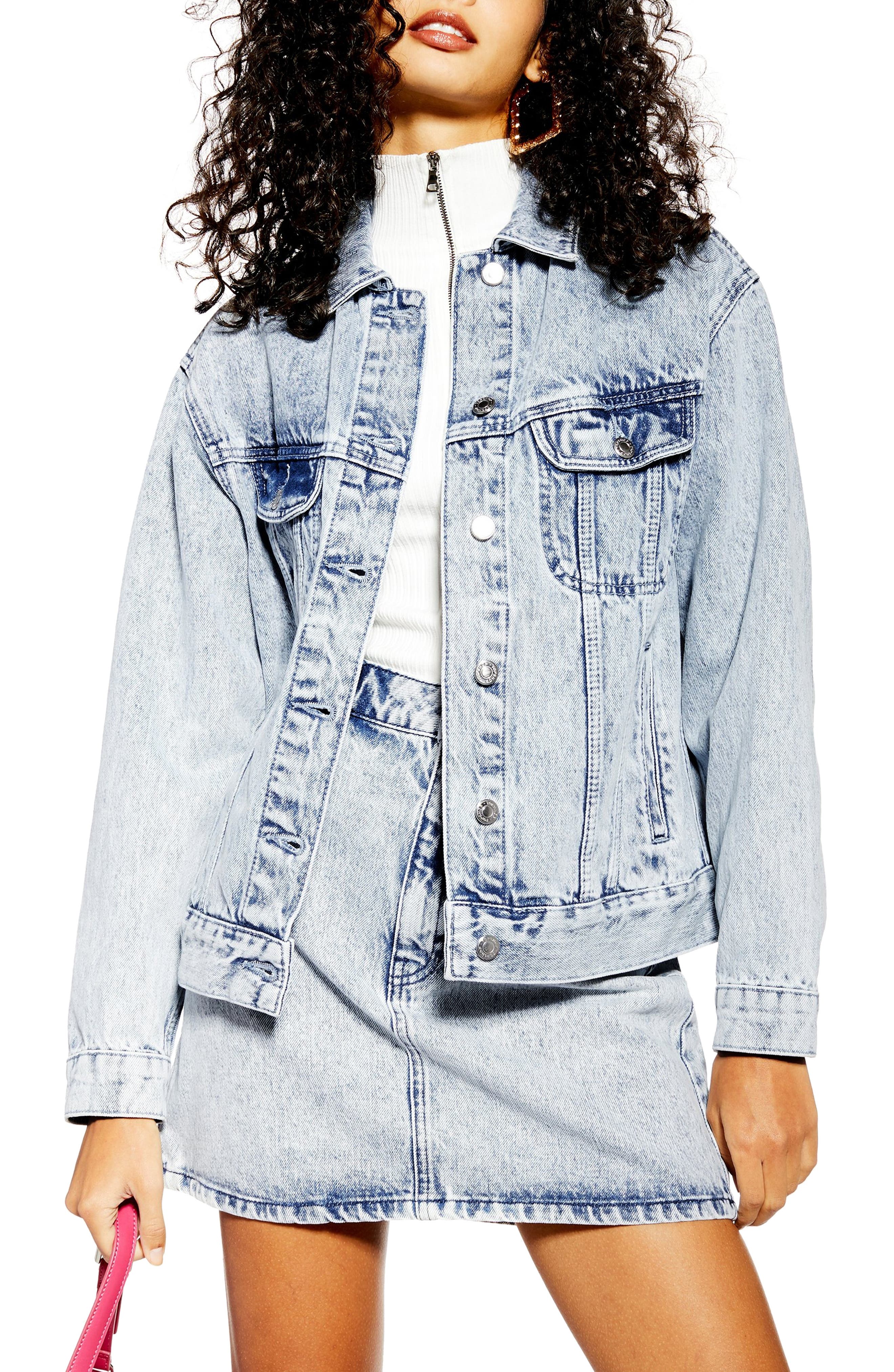 nordstrom topshop denim jacket
