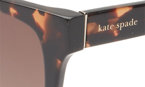 Shop Kate Spade New York Harlow Gs 55mm Gradient Square Sunglasses In Beige Havana/brown Sf