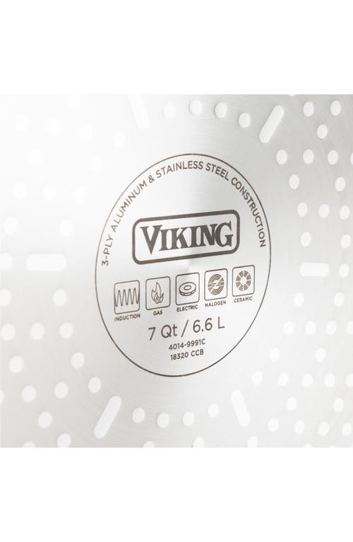 Viking 3-ply 11-piece Cookware Set In Matte Black/copper