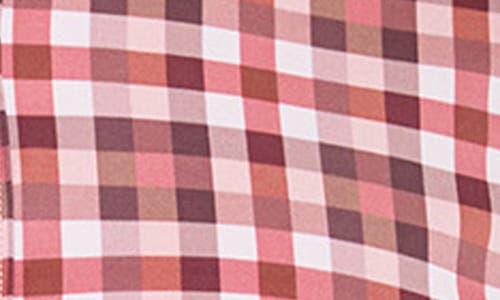 CONSTRUCT CONSTRUCT TRIM FIT PLAID PERFORMANCE BUTTON-UP SHIRT 