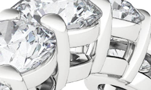 Hautecarat Lab Created Diamond Eternity Ring In White Gold