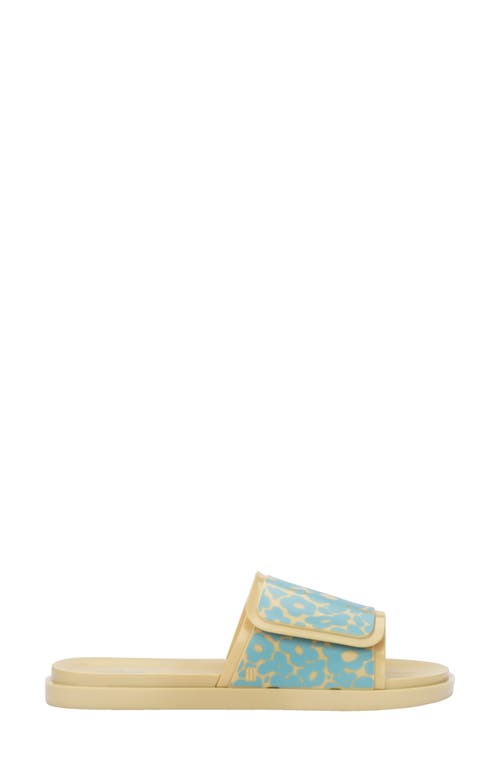 Shop Melissa Groovy Slide Sandal In Yellow/blue